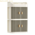 3-Layer Makeup Organizer with Dustproof Cover | Clear Display Case