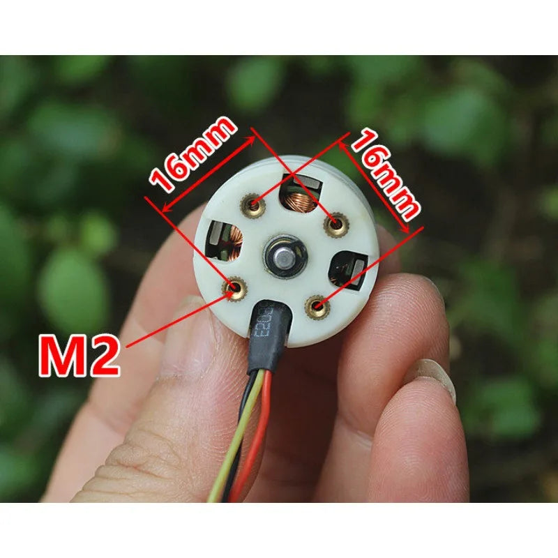 1880KV Mini 2515 Brushless Motor CW CCW for UAV Drone Models