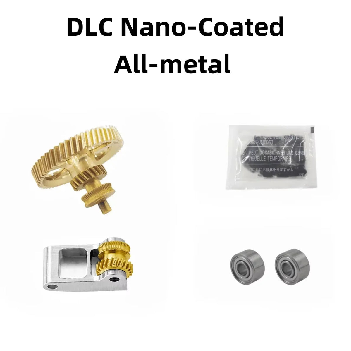 BEGRINT DLC Hardened Steel Extruder Gear – Bambu Lab X1 P1P P1S