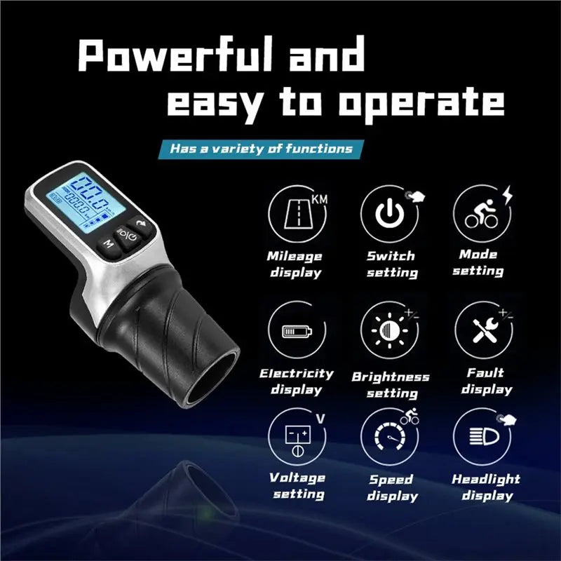 500W Brushless E-Bike Controller with LCD Display 24V 36V 48V