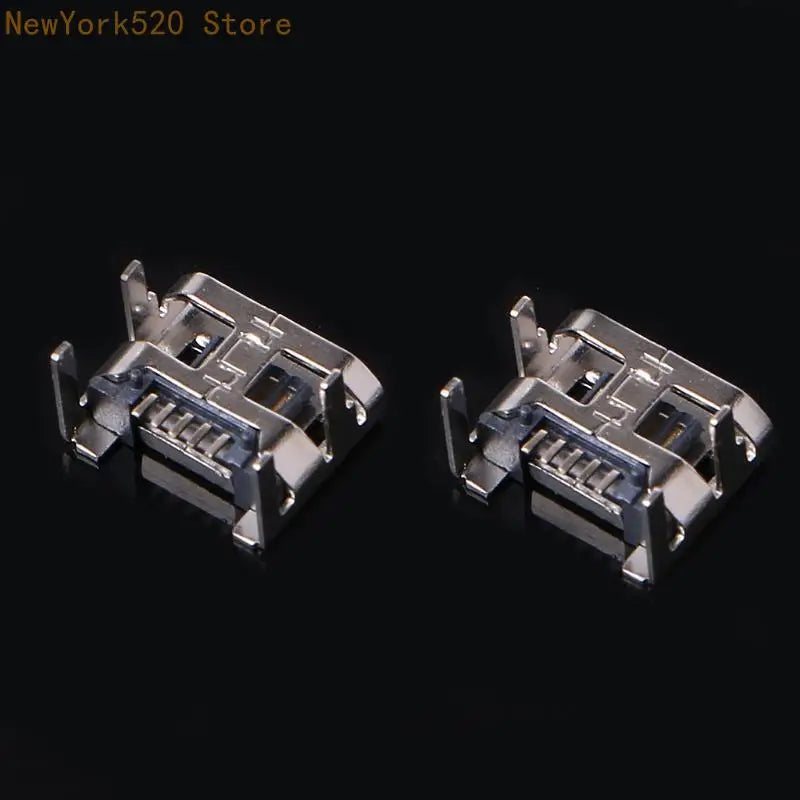 10 Pcs Micro USB Type B 5-Pin Female Socket Connector 90°