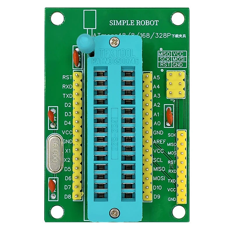 ATMEGA328P DIP28 AVR Programmer System Board – ATMEGA8/168