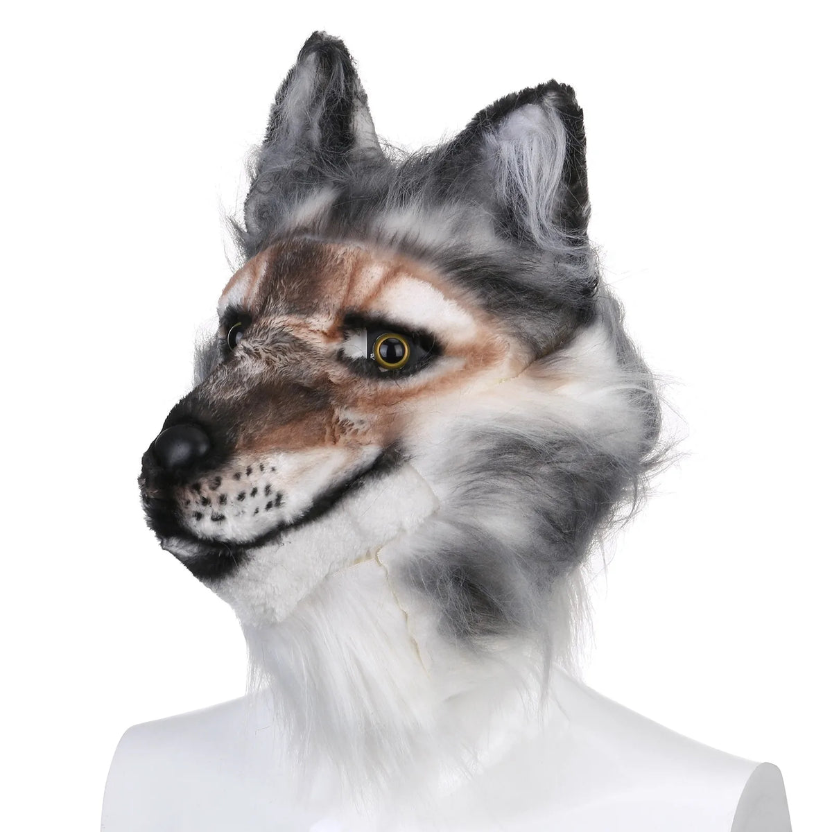 Wolf Costume Mask Headwear for Halloween Cosplay & Masquerade