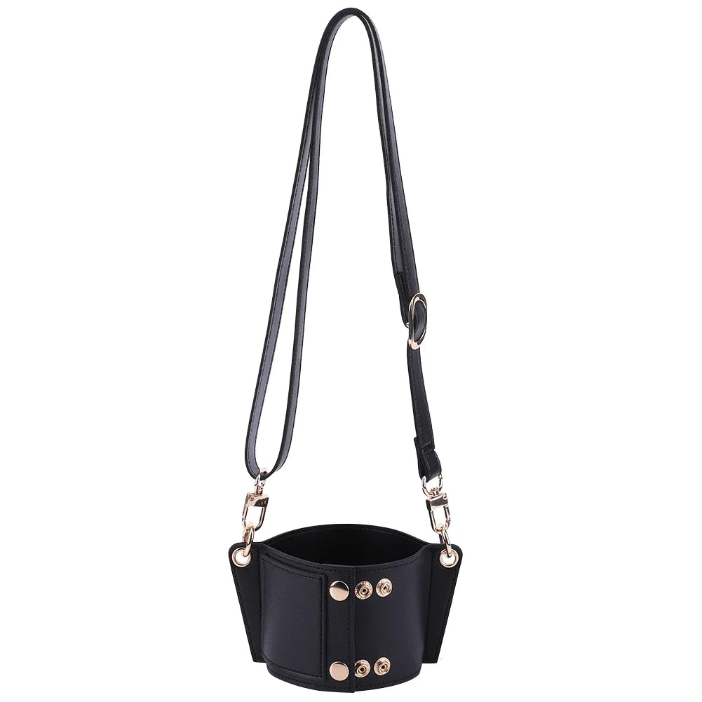 PU Leather Water Bottle Sling Bag for Stanley 30oz & 40oz
