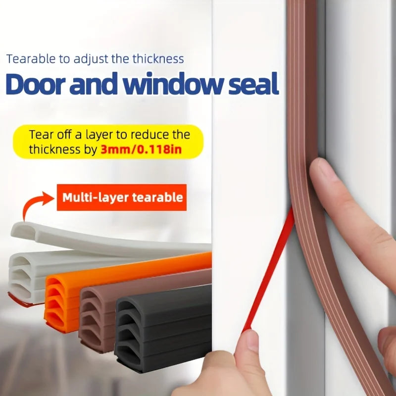 6M Silicone Sealing Strip – Soundproof & Thermal Insulation