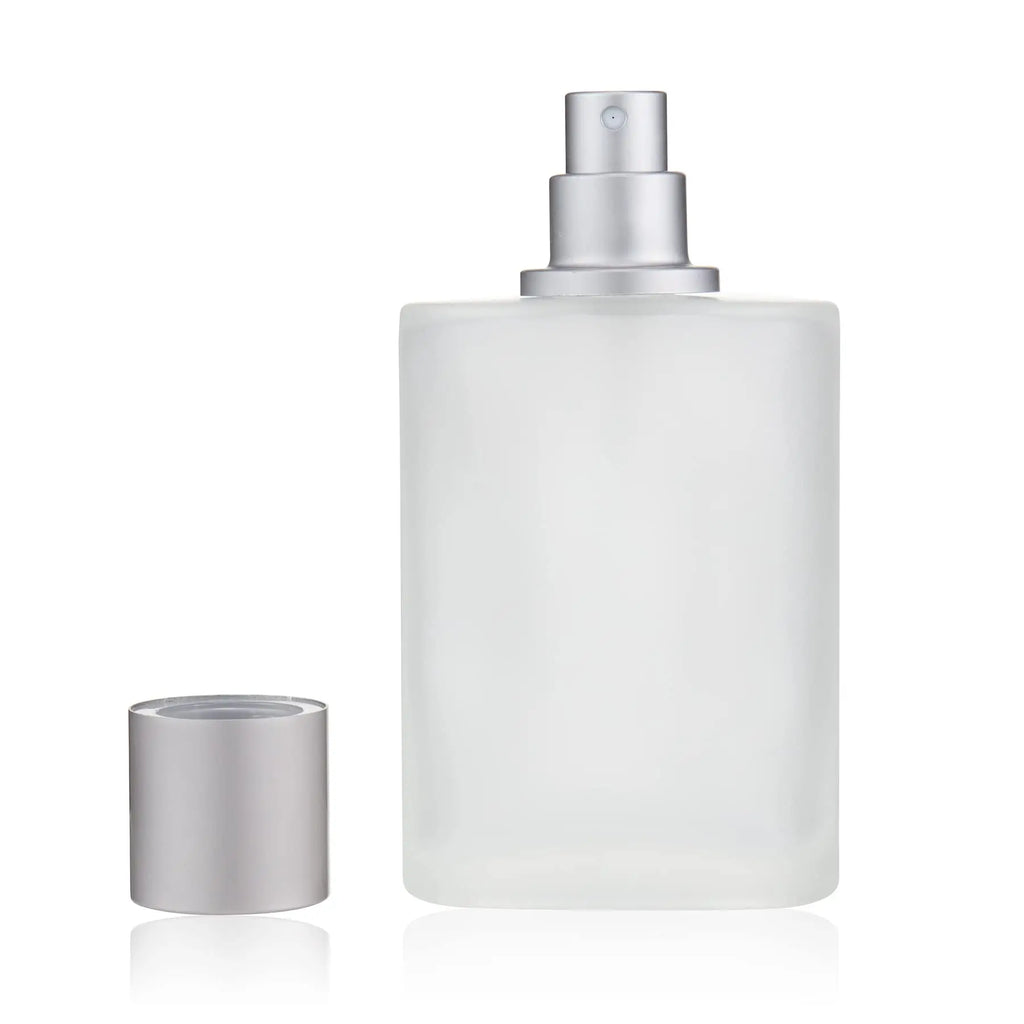 Frosted Square Glass Perfume Atomizer Refillable Spray Bottle 30/50ml