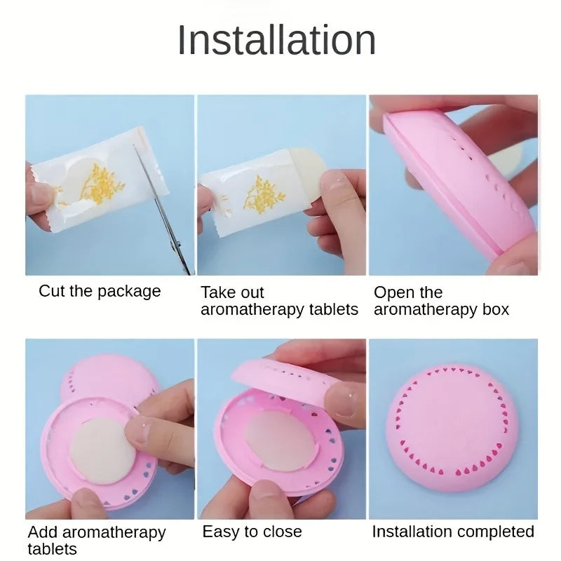 Sticky Solid Air Freshener Diffuser 3/6 Pack – Reusable