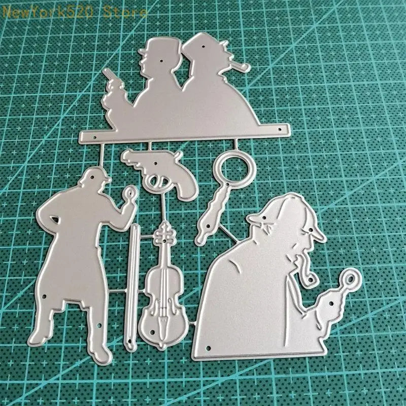 Men Metal Cutting Die Stencil – DIY Scrapbooking & Cards