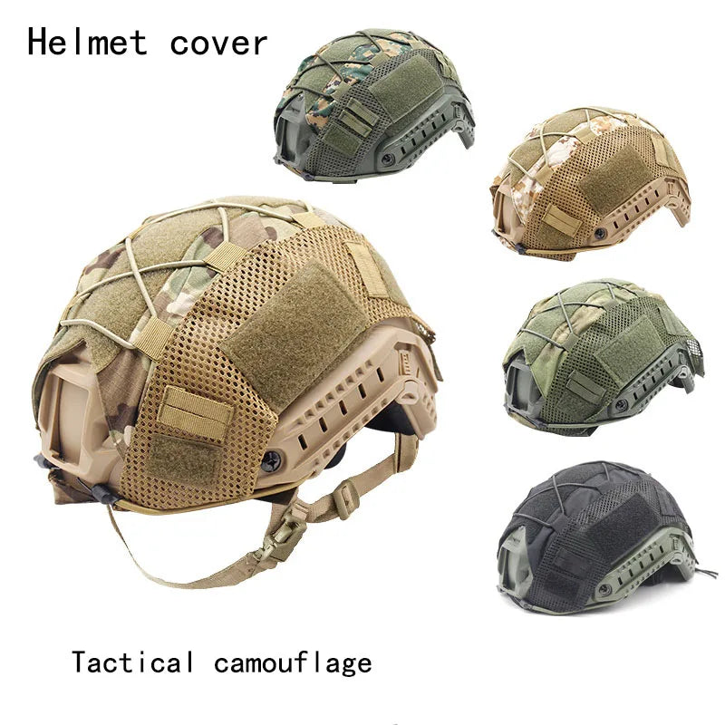 Tactical Helmet Camouflage Cover – Polyester Cotton Cloth