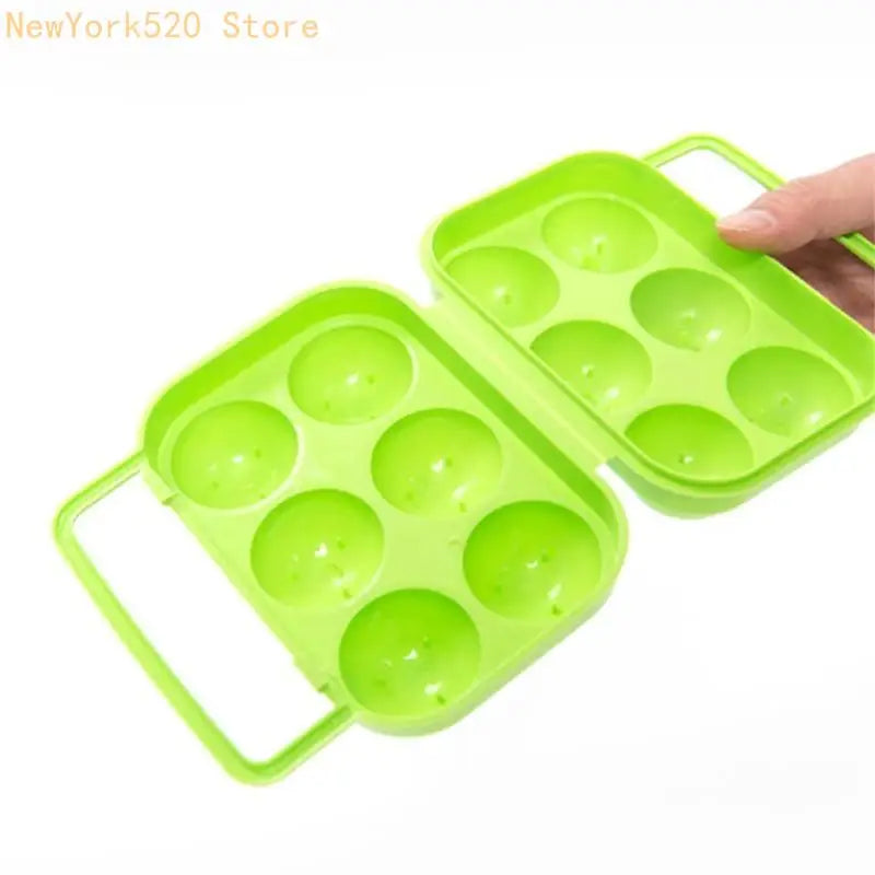 Portable Plastic Egg Carrier Box – Camping & Travel Organizer