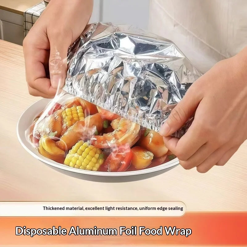 Reusable Aluminum Foil Bowl Covers – Elastic Microwave Lids