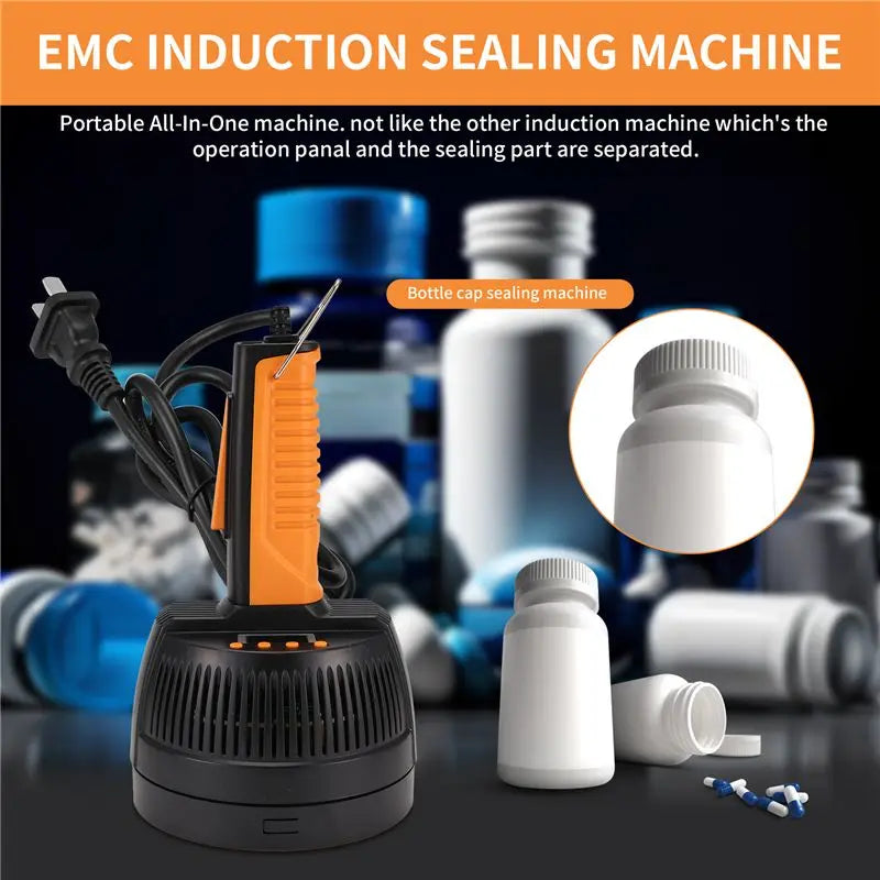 Handheld Electromagnetic Induction Bottle Sealer – Foil Cap EU Plug