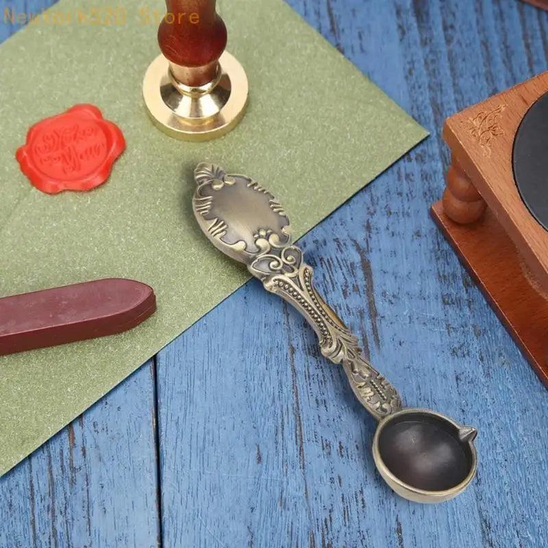Elegant Metal Wax Sealing Spoon – Wax Melting Tool