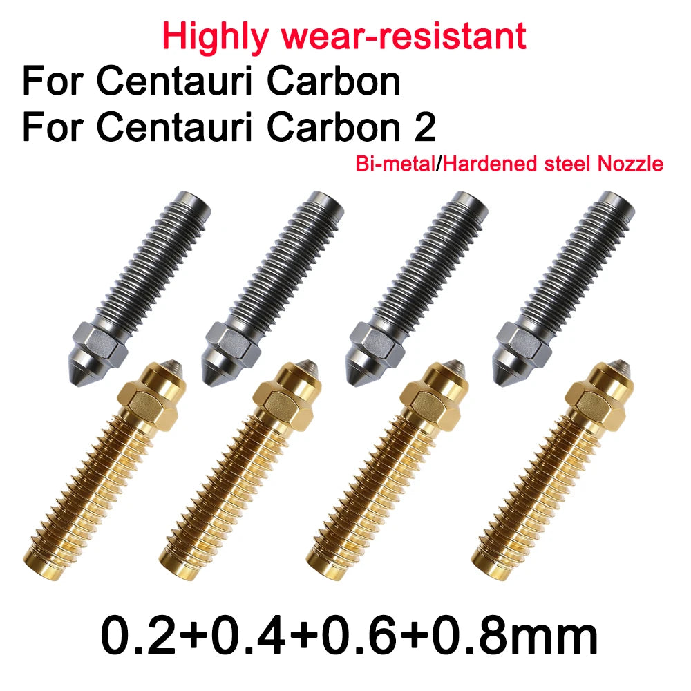 High-Speed Nozzle 0.2–0.8mm for Elegoo Centauri Carbon Hotend