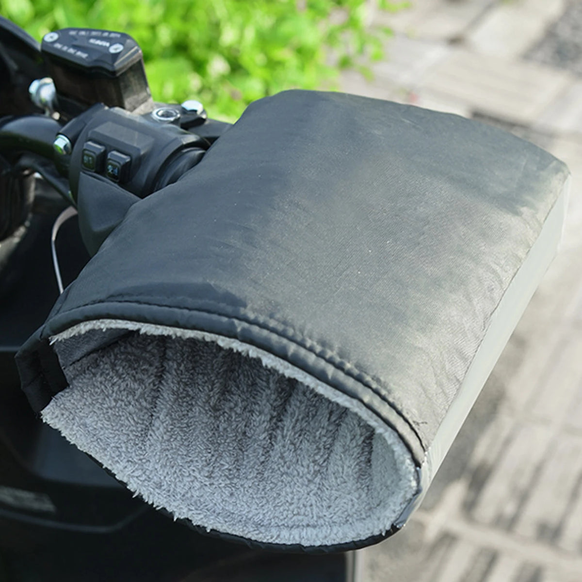 Winter Motorcycle Gloves Thermal Waterproof Fleece Lined