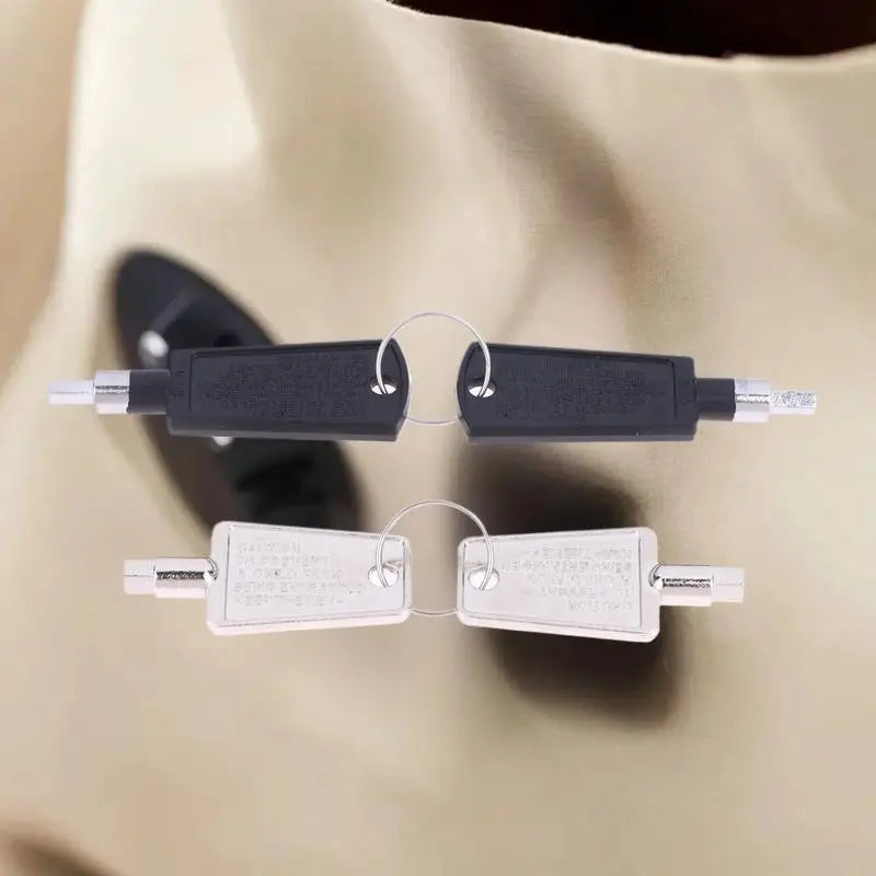 2-Pack 4.5mm Pentagon Refrigerator Door Key Lock Replacement