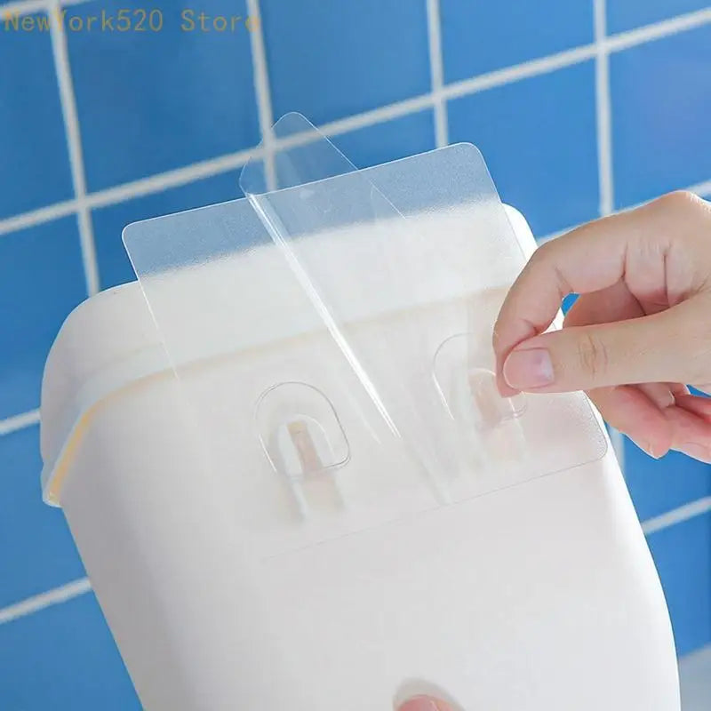 Wall Mounted Hanging Trash Can with Lid – Kitchen Caddy