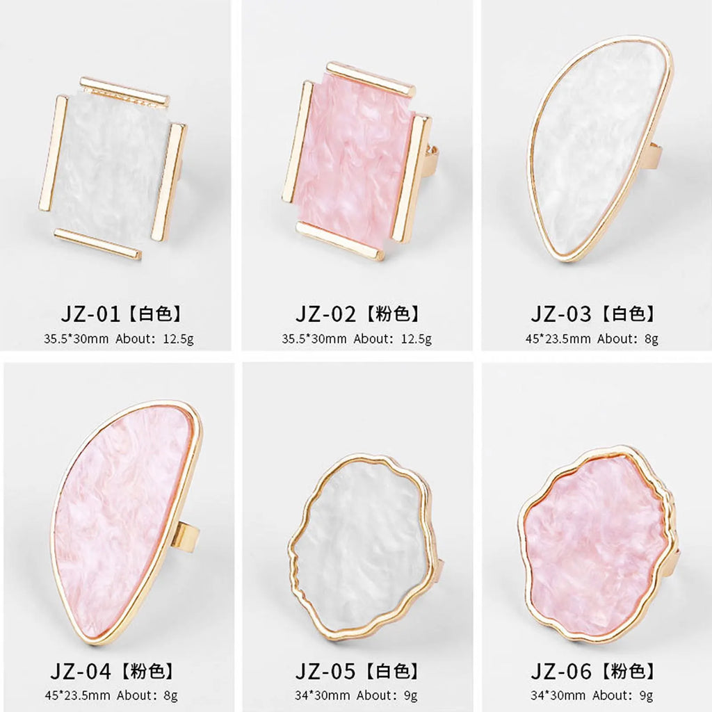 Wearable Nail Ring Palette – Resin Gel Polish Mixing Tray