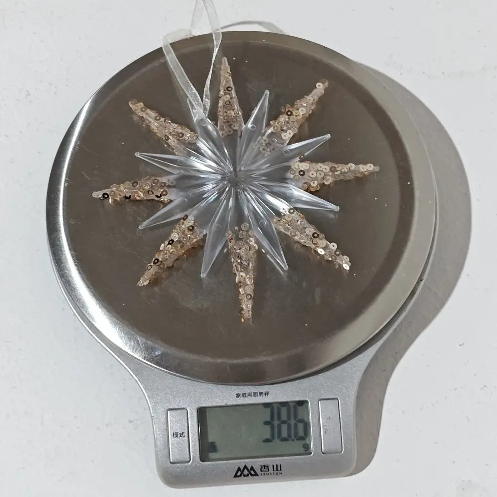 Acrylic Crystal Snowflake Christmas Tree Hanging Ornaments