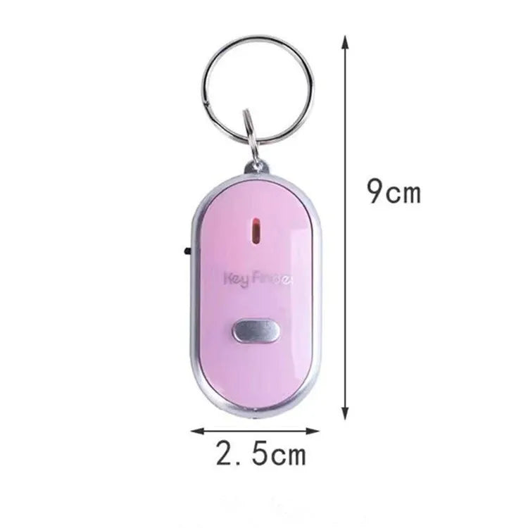 Whistle Key Finder LED Keychain – Anti-Lost Sound Locator