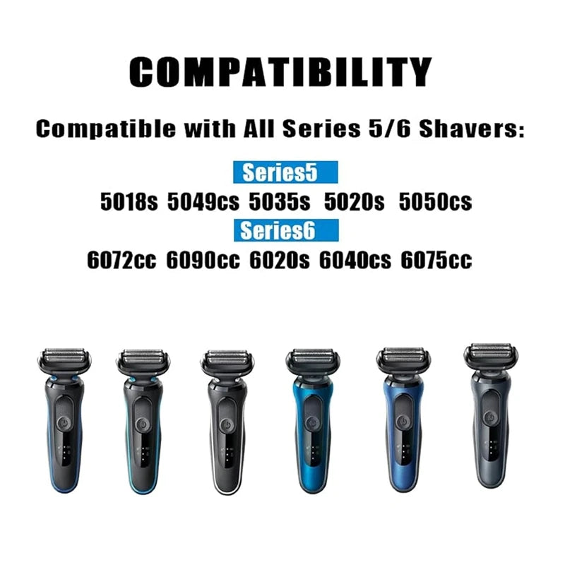 53B Replacement Shaver Head Foil – Series 5 & 6 Compatible