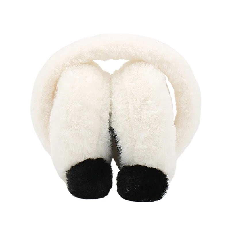 Soft Plush Foldable Ear Warmers – Unisex Winter Earmuffs