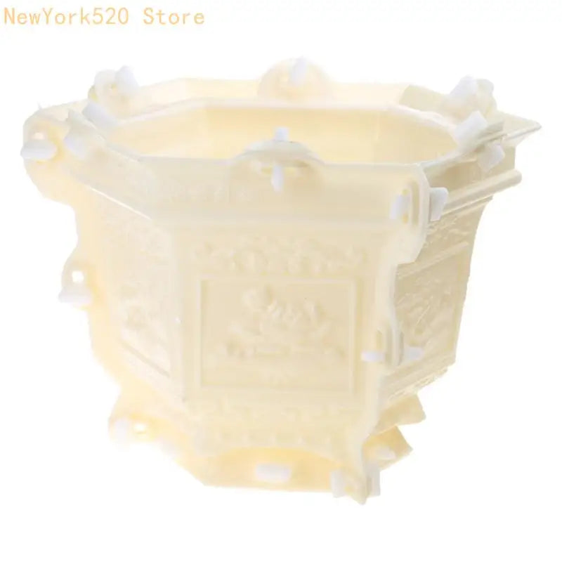 DIY Hexagonal Concrete Flower Pot Mold – Plastic Planter Mold