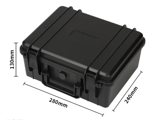 Impact-Resistant Tool Case 280x240x130mm – Hardware Storage Box