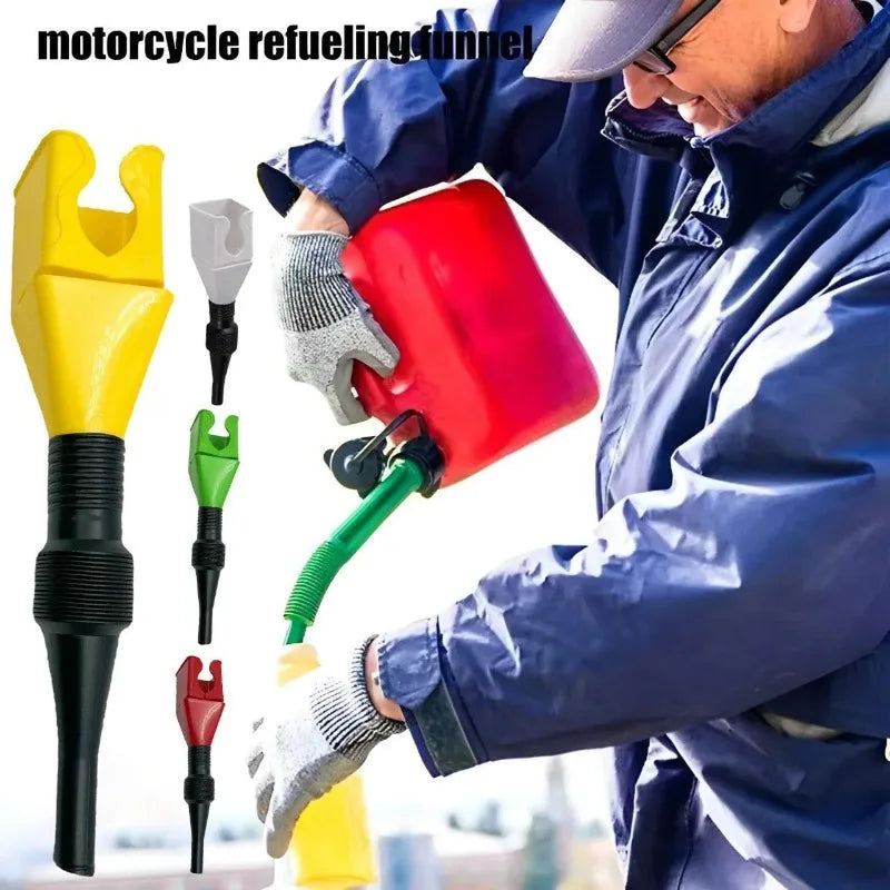Collapsible Oil Funnel Filter Transfer Tool – Car & Motorcycle