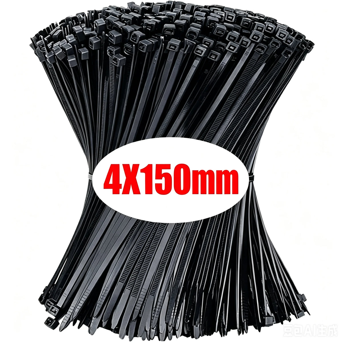Nylon Zip Ties Self-Locking Cable Ties 100–1000 Pcs