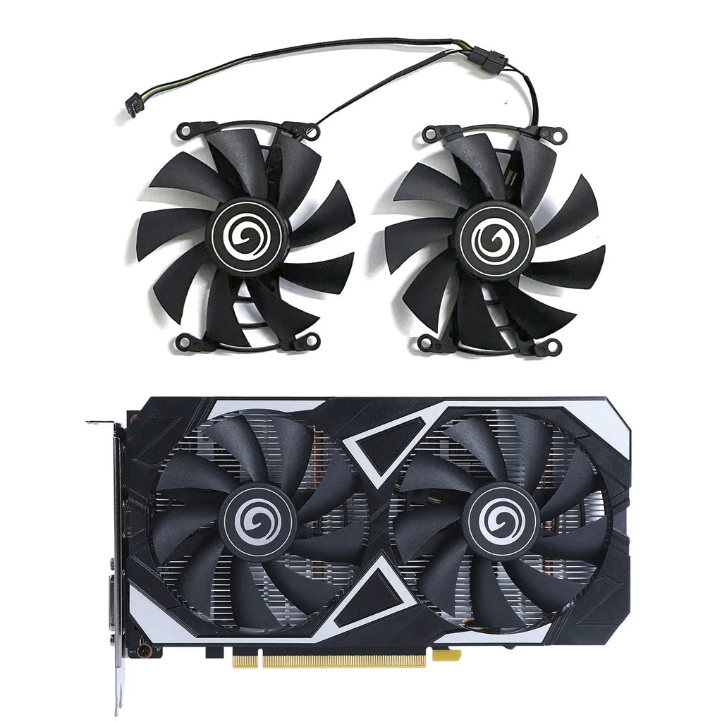 Dual 87mm GPU Fan Replacement for Galaxy RTX 3050 Snapdragon V3