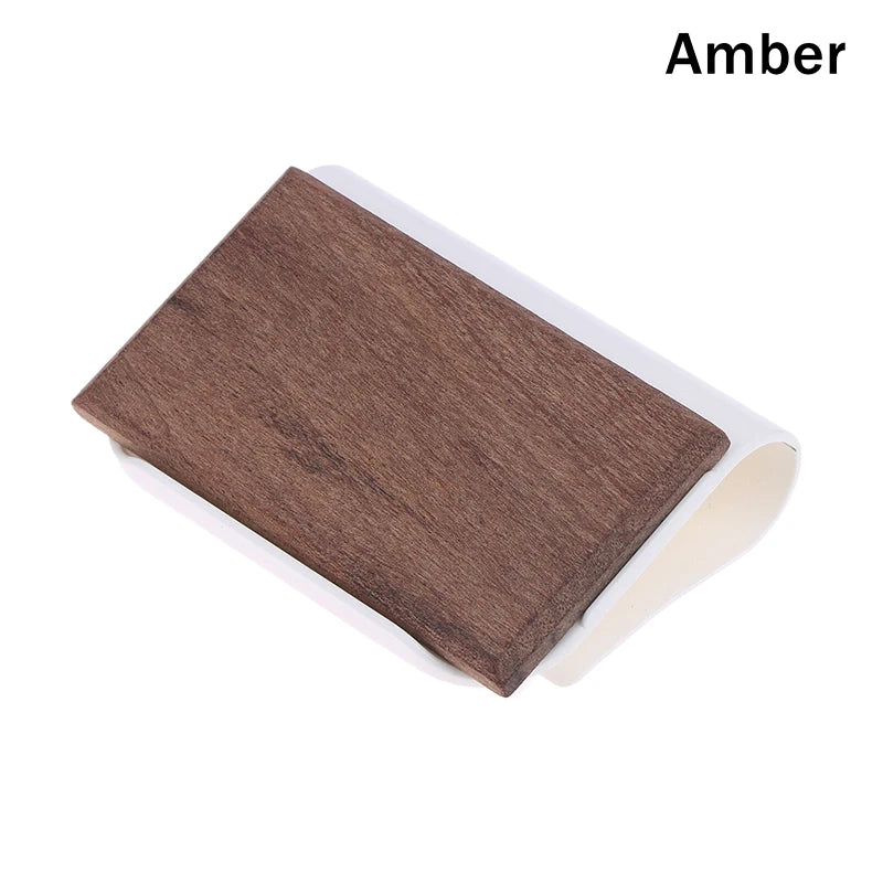 VIBE Wooden Car Air Freshener – Long-Lasting Amber Scent