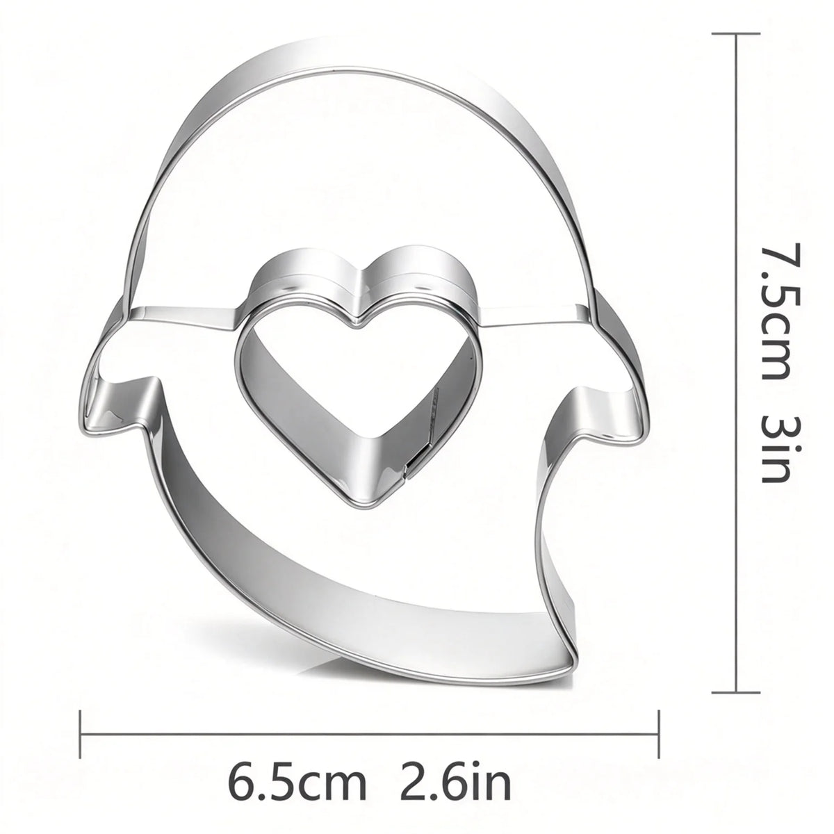 Halloween Cookie Cutter Set – Stainless Steel Pumpkin & Ghost