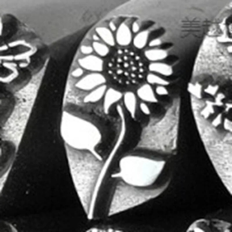 Steel Chisel Engraving Mold – Floral & Birthday Gold Tool