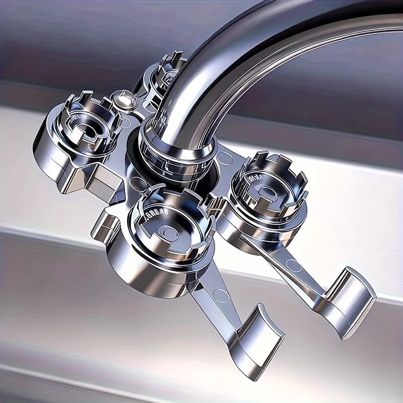 12-in-1 Faucet Aerator Wrench – Valve Core Tool