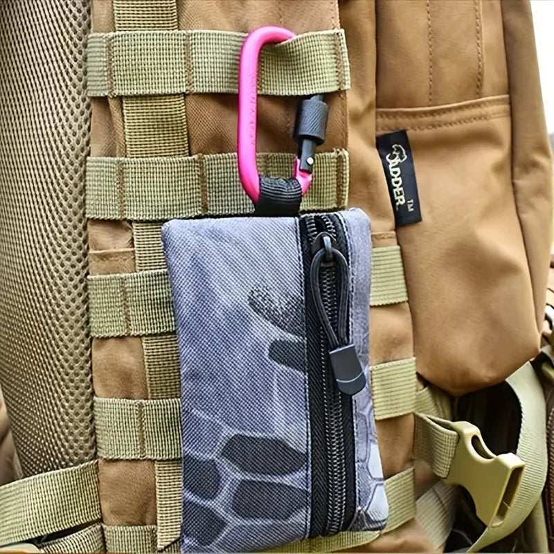 2-Pack Aluminum Quick-Release Hooks Backpack Buckles & Key Rings