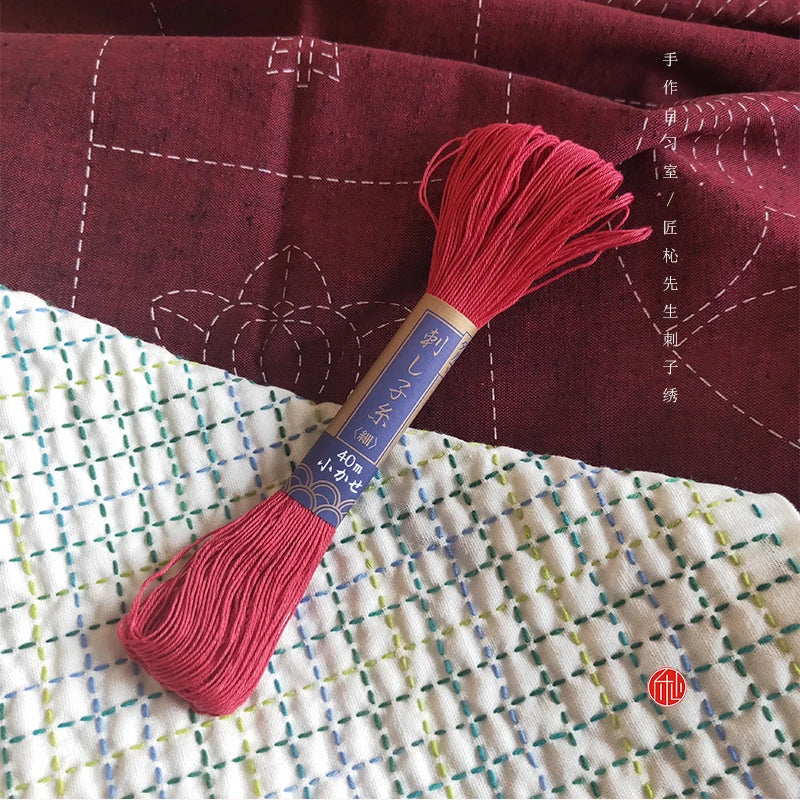 Yokota 4-Strand Cotton Embroidery Thread 40m – 20 Colors