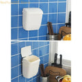Wall Mounted Hanging Trash Can with Lid – Kitchen Caddy