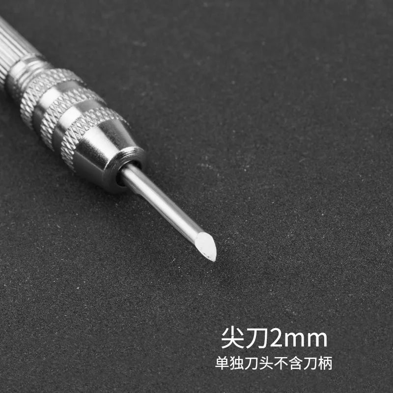 Olive Wood Carving Knife – DIY Woodworking & Lettering Tool