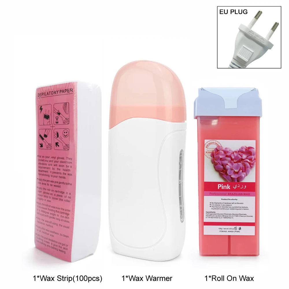 Unisex Roll-On Wax Heater Kit – Hot Cartridge Warmer Set