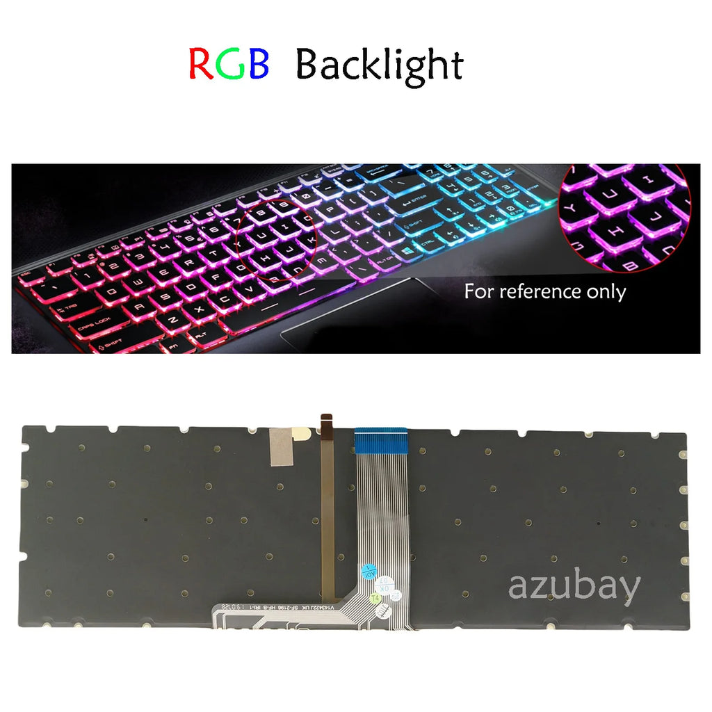 RGB Backlit MSI GE62 GE72 GF62 GF72 GP63 Replacement Keyboard