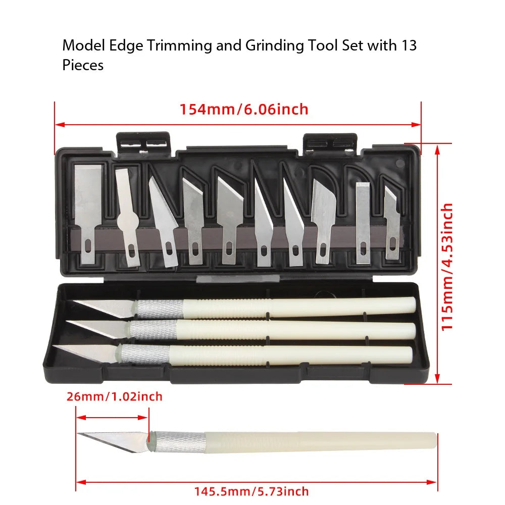 3D Printer Tool Kit – Scraper, Tweezers, Pliers & Deburring