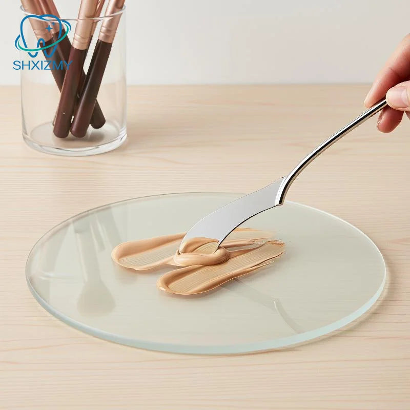 Stainless Steel Makeup Spatula & Skincare Tool – 1 or 2 Pcs