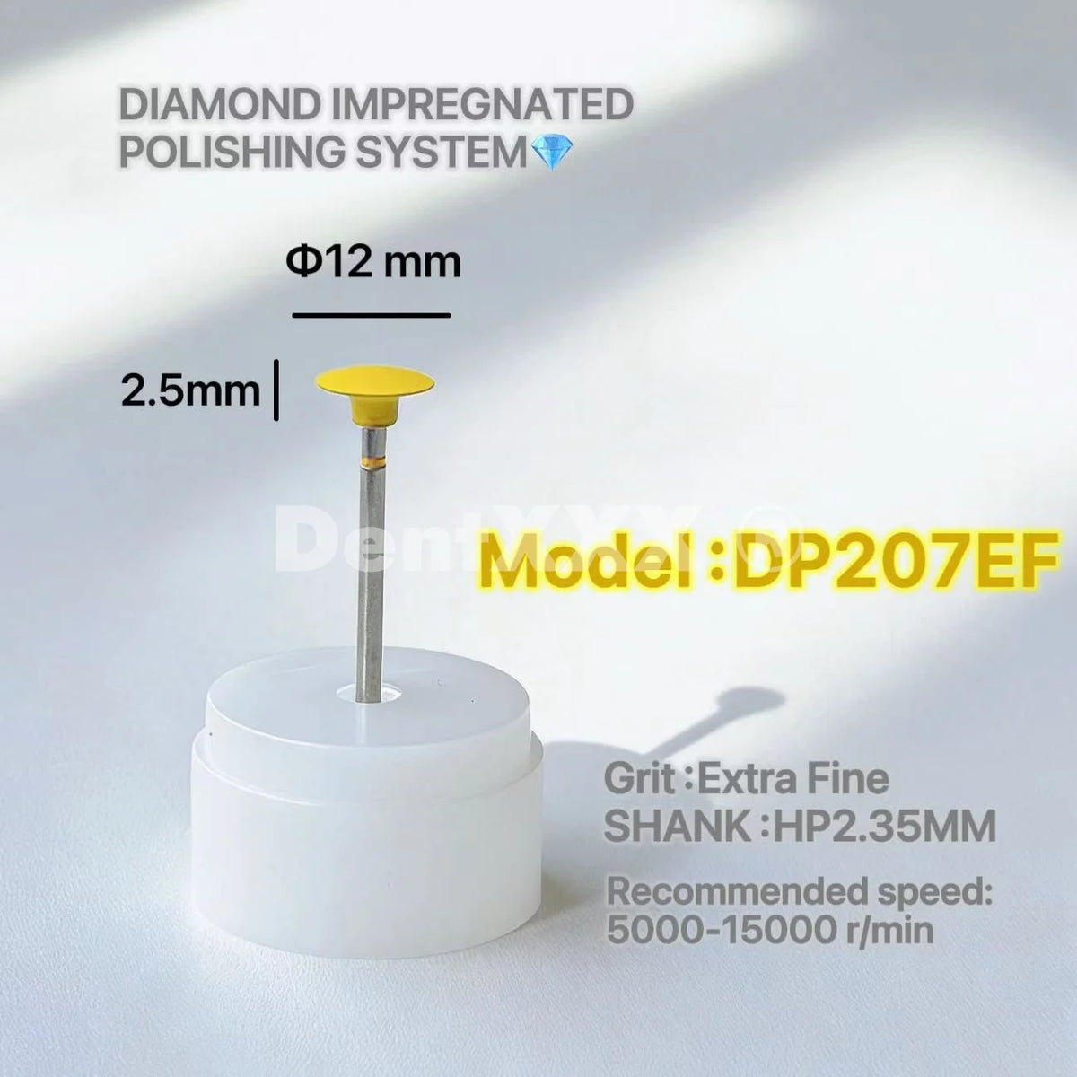 Diamond Rubber Grinding Polisher Heads – Extra Fine Grit