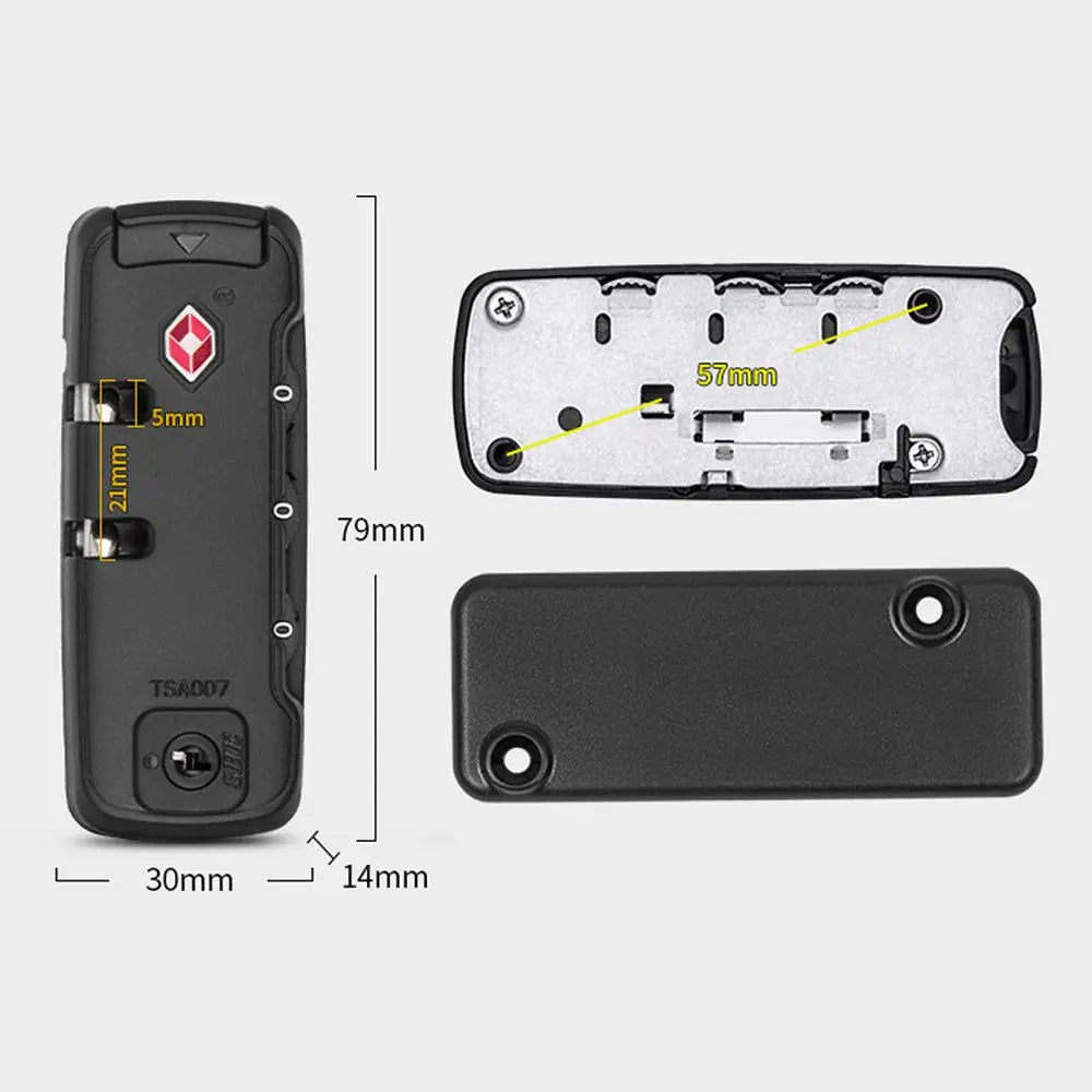 TSA 4-Digit Combination Padlock – Weatherproof Security Lock