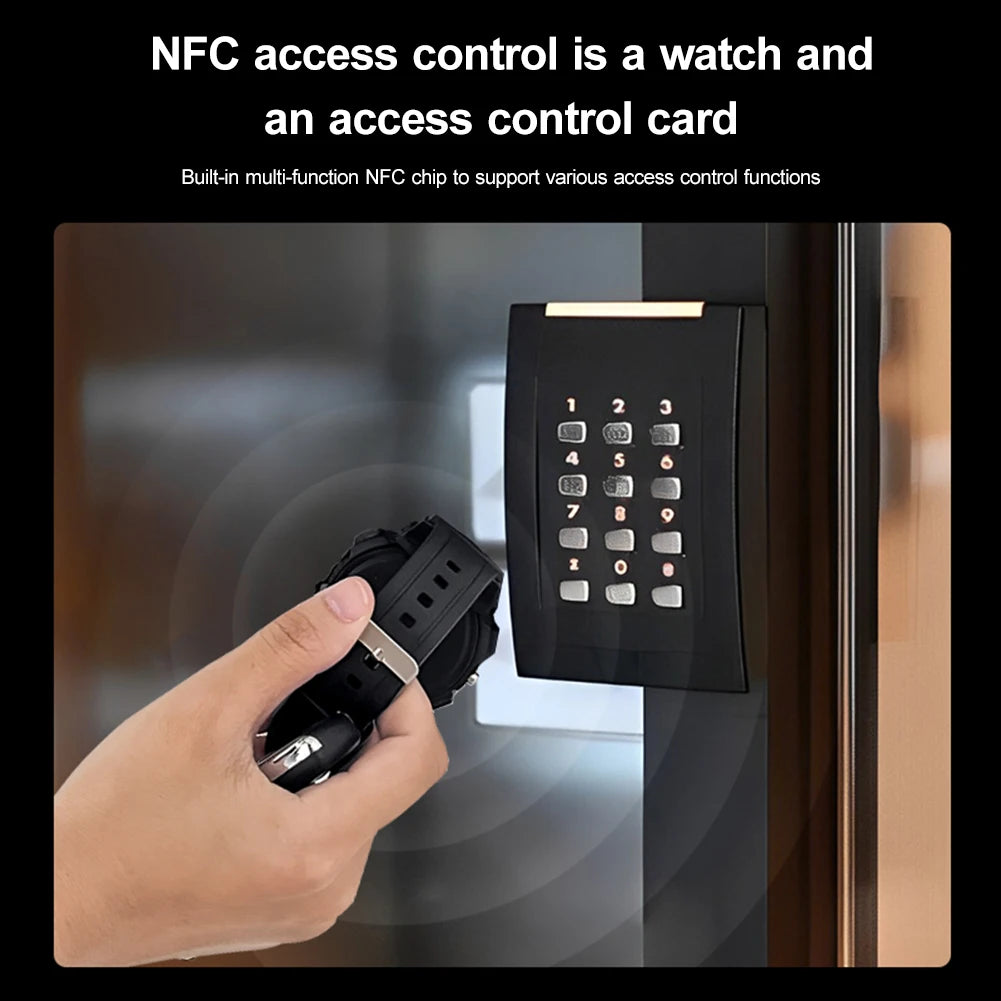Smartwatch Key Duplicator 315/433MHz NFC Remote Cloner