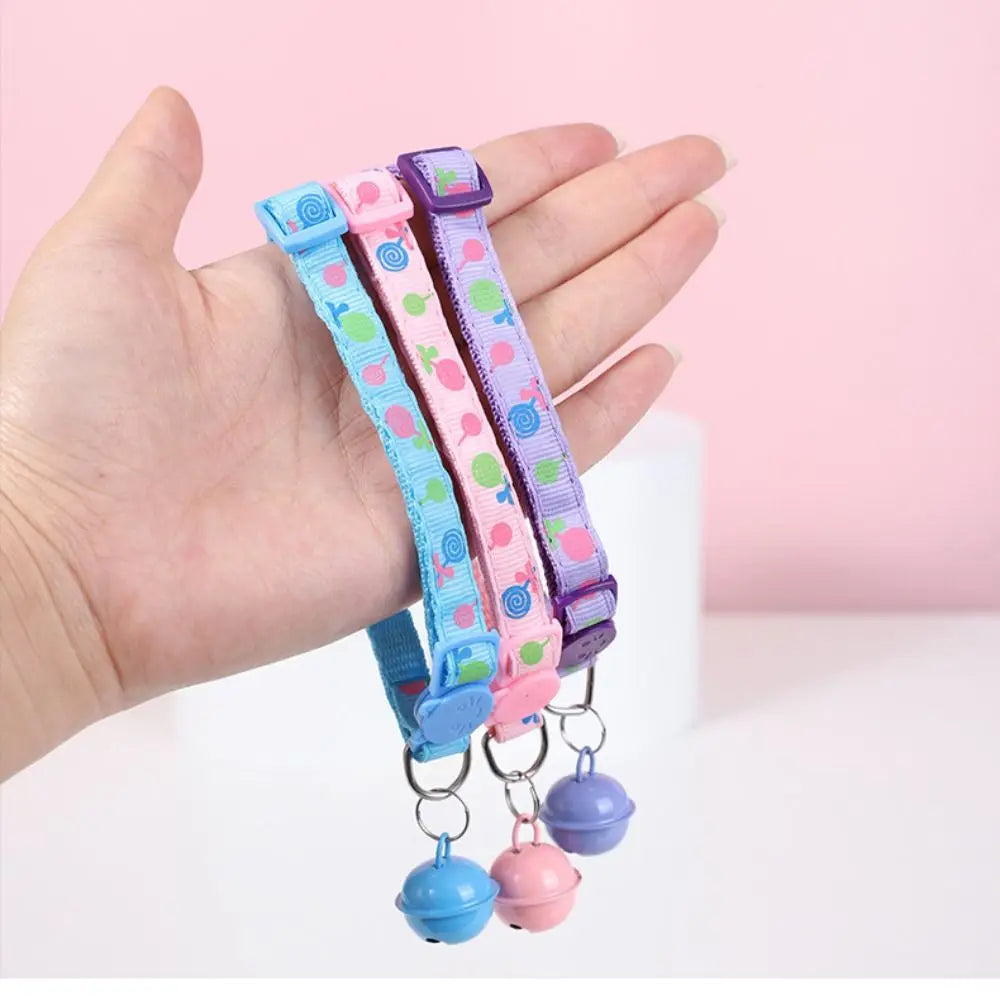 Adjustable Cartoon Cat Collar Cute Buckle Pet Accessory