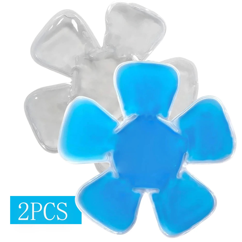 VIBE Blue PVC Gel Ice Pack – Cooling Pad for Helmets & Hats