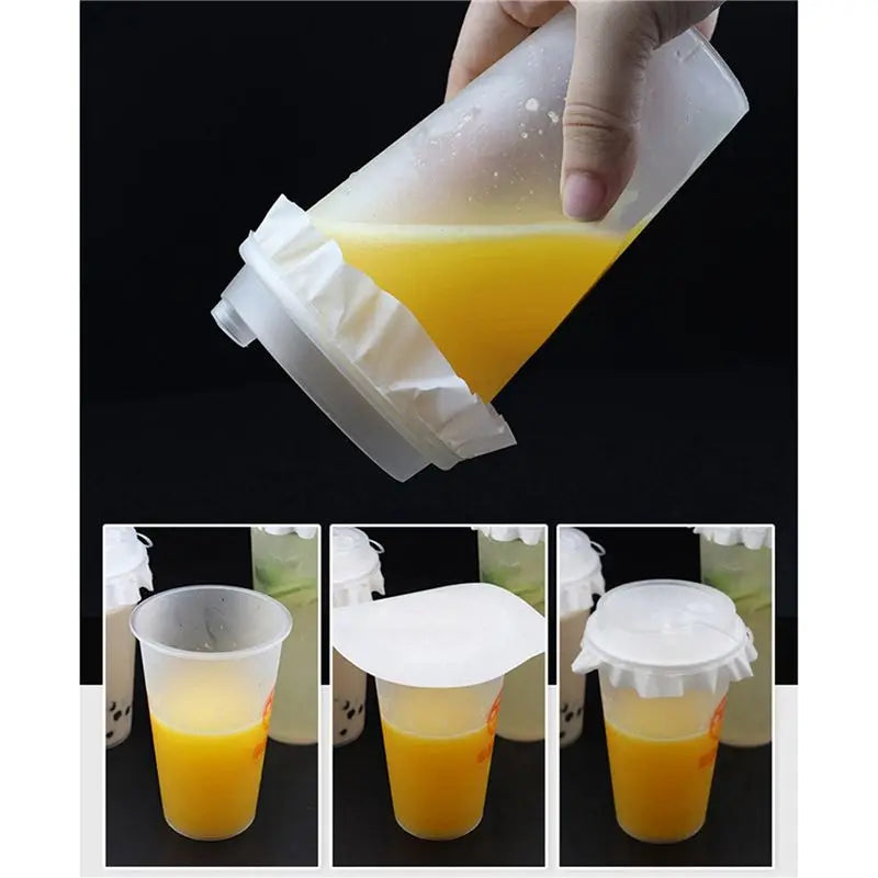 1000PCS Leakproof Cup Sealing Paper Film – 12cm Round Sealer