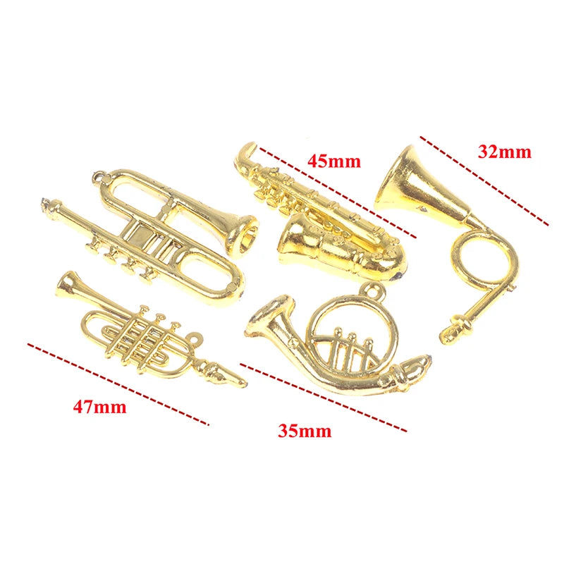 24pcs Miniature Musical Instruments Set – 1/12 Scale Dolls